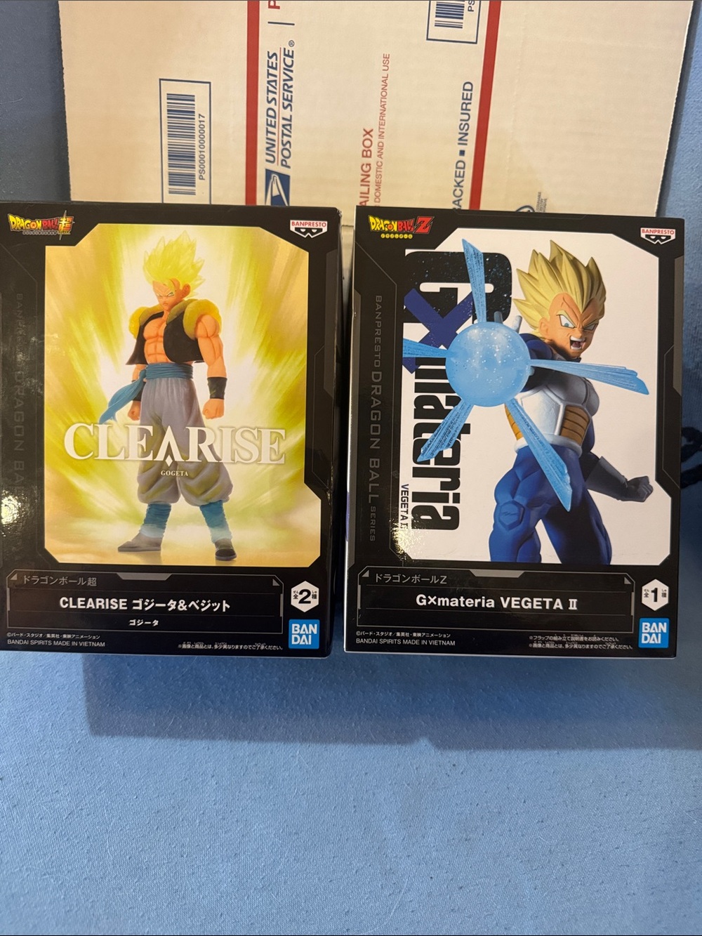 Bandai Dragon Ball Z Figure Set - Clearise & GXmateria Vegeta II (Blue/Yellow)